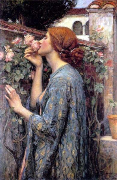 The Soul of the Rose or My Sweet Rose, John William Waterhouse